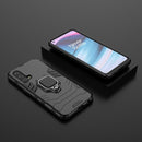 For OnePlus Nord CE 5G PC + TPU Shockproof Protective Case with Magnetic Ring Holder(Black)