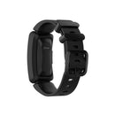 Smart Watch Silicon Watch Band for Fitbit Inspire HR(Black)