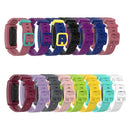 Smart Watch Silicon Watch Band for Fitbit Inspire HR(Black)