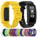 Smart Watch Silicon Watch Band for Fitbit Inspire HR(White)