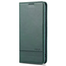 For Huawei P50 Pro AZNS Magnetic Calf Texture Horizontal Flip Leather Case with Card Slots & Holder & Wallet(Dark Green)