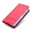 For Huawei P50 Pro AZNS Magnetic Calf Texture Horizontal Flip Leather Case with Card Slots & Holder & Wallet(Red)