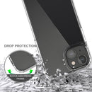 Shockproof Scratchproof TPU + Acrylic Protective Case For iPhone 13 mini(Transparent)
