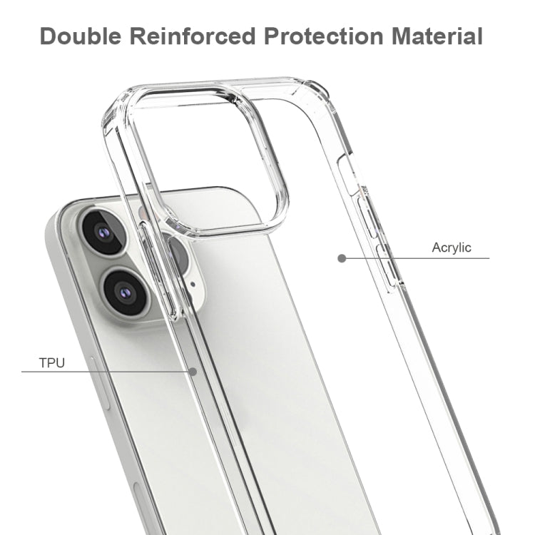 Shockproof Scratchproof TPU + Acrylic Protective Case For iPhone 13 Pro(Black)
