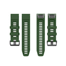 For Garmin Fenix 6 22mm Smart Watch Quick Release Silicon Watch Band(Army Green)