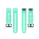 For Garmin Fenix 6 22mm Smart Watch Quick Release Silicon Watch Band(Lake Blue)