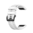 For Garmin Fenix 6 22mm Smart Watch Quick Release Silicon Watch Band(White)