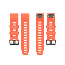 For Garmin Fenix 6 22mm Smart Watch Quick Release Silicon Watch Band(Coral Red)