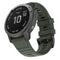 For Garmin Fenix 7X / 6X 26mm Smart Watch Quick Release Silicon Watch Band(Army Green)