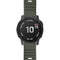 For Garmin Fenix 7X / 6X 26mm Smart Watch Quick Release Silicon Watch Band(Army Green)