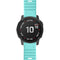 For Garmin Fenix 7X / 6X 26mm Smart Watch Quick Release Silicon Watch Band(Teal)