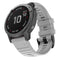 For Garmin Fenix 7X / 6X 26mm Smart Watch Quick Release Silicon Watch Band(Grey)