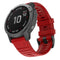 For Garmin Fenix 7X / 6X 26mm Smart Watch Quick Release Silicon Watch Band(Red)