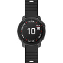For Garmin Fenix 7X / 6X 26mm Smart Watch Quick Release Silicon Watch Band(Black)