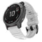For Garmin Fenix 7X / 6X 26mm Smart Watch Quick Release Silicon Watch Band(White)
