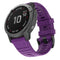 For Garmin Fenix 7X / 6X 26mm Smart Watch Quick Release Silicon Watch Band(Purple)