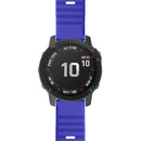 For Garmin Fenix 7X / 6X 26mm Smart Watch Quick Release Silicon Watch Band(Royal Blue)