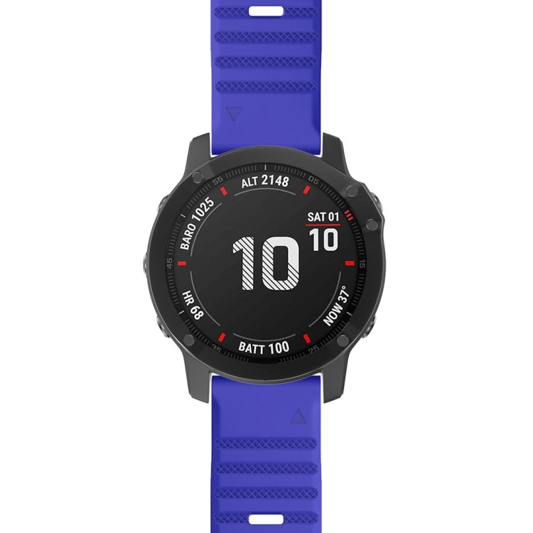 For Garmin Fenix 7X / 6X 26mm Smart Watch Quick Release Silicon Watch Band(Royal Blue)