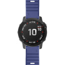 For Garmin Fenix 7X / 6X 26mm Smart Watch Quick Release Silicon Watch Band(Dark Blue)