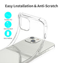 LESUDESIGN Rhino Shield Series TPU Anti-fall Transparent Phone Protective Case with Sound Conversion Design For iPhone 13 Pro Max(Transparent)