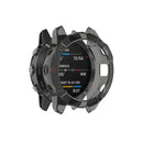 For Garmin Fenix 6 / 6 Pro Smart Watch Half Coverage TPU Protective Case(Transparent Black)