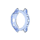 For Garmin Fenix 6 / 6 Pro Smart Watch Half Coverage TPU Protective Case(Transparent Blue)