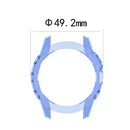 For Garmin Fenix 6 / 6 Pro Smart Watch Half Coverage TPU Protective Case(Transparent Blue)