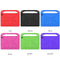 For Amazon Fire HD 10 2021 Handle Portable EVA Shockproof Anti Falling Protective Case with Triangle Holder(Blue)