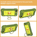 Shockproof Silicone + PC Protective Case with Dual-Ring Holder For iPhone 6/6s/7/8/SE 2022 / SE 2020(Avocado)