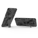 For Honor 50 SE / Huawei nova 9 SE Supersonic PC + TPU Shock-proof Protective Case with Holder(Black)