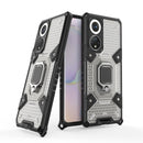 For Honor 50 Space PC + TPU Ring Holder Protective Case(Silver)