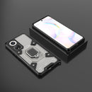 For Honor 50 Space PC + TPU Ring Holder Protective Case(Silver)