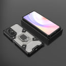 For Honor 50 SE Space PC + TPU Ring Holder Protective Case(Silver)