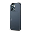Shockproof Armor Protective Case with Slide Card Slot For iPhone 13(Dark)