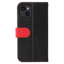 Business Stitching-Color Horizontal Flip PU Leather Case with Holder & Card Slots & Photo Frame For iPhone 13 (Red)