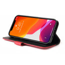 Business Stitching-Color Horizontal Flip PU Leather Case with Holder & Card Slots & Photo Frame For iPhone 13 (Red)