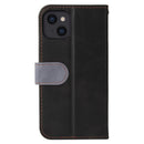 Business Stitching-Color Horizontal Flip PU Leather Case with Holder & Card Slots & Photo Frame For iPhone 13 (Grey)