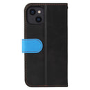 Business Stitching-Color Horizontal Flip PU Leather Case with Holder & Card Slots & Photo Frame For iPhone 13 (Blue)