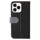 Business Stitching-Color Horizontal Flip PU Leather Case with Holder & Card Slots & Photo Frame For iPhone 13 Pro Max (Grey)