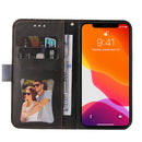 Business Stitching-Color Horizontal Flip PU Leather Case with Holder & Card Slots & Photo Frame For iPhone 13 Pro Max (Grey)
