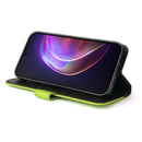 For vivo V21 4G / 5G Business Stitching-Color Horizontal Flip PU Leather Case with Holder & Card Slots & Photo Frame(Green)