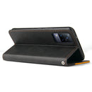 For vivo V21 4G / 5G Business Stitching-Color Horizontal Flip PU Leather Case with Holder & Card Slots & Photo Frame(Orange)