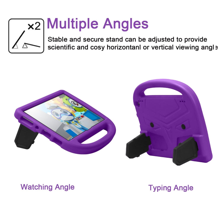 For Amazon Kindle Fire HD 10 2021 Sparrow Style EVA Material Children Shockproof Protective Case(Purple)