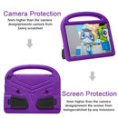 For Amazon Kindle Fire HD 10 2021 Sparrow Style EVA Material Children Shockproof Protective Case(Purple)