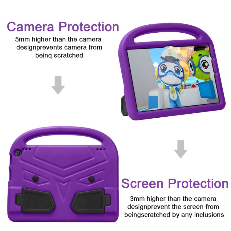 For Amazon Kindle Fire HD 10 2021 Sparrow Style EVA Material Children Shockproof Protective Case(Purple)