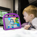 For Amazon Kindle Fire HD 10 2021 Sparrow Style EVA Material Children Shockproof Protective Case(Purple)