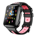 W5 1.54 inch Full-fit Screen Dual Cameras Smart Phone Watch, Support SIM Card / GPS Tracking / Real-time Trajectory / Temperature Monitoring, 1GB+8GB(Black Pink)