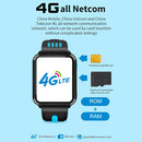 W5 1.54 inch Full-fit Screen Dual Cameras Smart Phone Watch, Support SIM Card / GPS Tracking / Real-time Trajectory / Temperature Monitoring, 3GB+32GB(Black Grey)