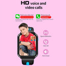 W5 1.54 inch Full-fit Screen Dual Cameras Smart Phone Watch, Support SIM Card / GPS Tracking / Real-time Trajectory / Temperature Monitoring, 3GB+32GB(Black Blue)