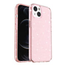 Shockproof Terminator Style Glitter Powder Protective Case For iPhone 13(Pink)